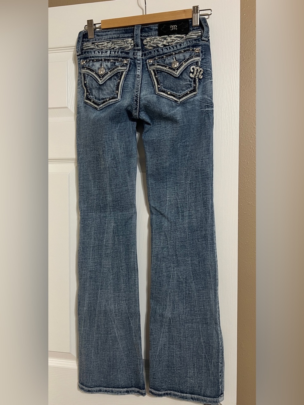 Miss Me Women's Blue Flare Jeans size 23